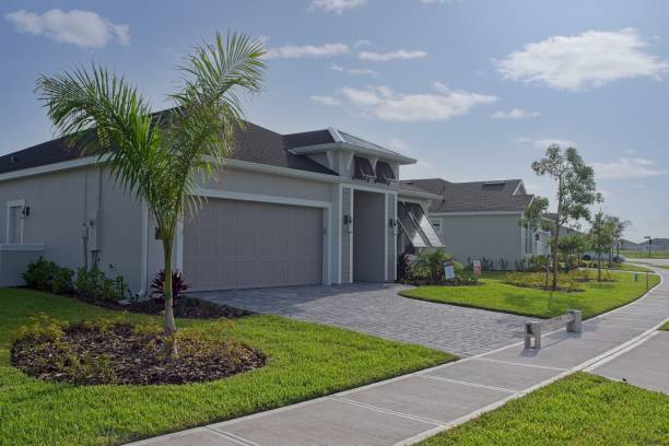 Residential Paver Driveway in Gravette, AR